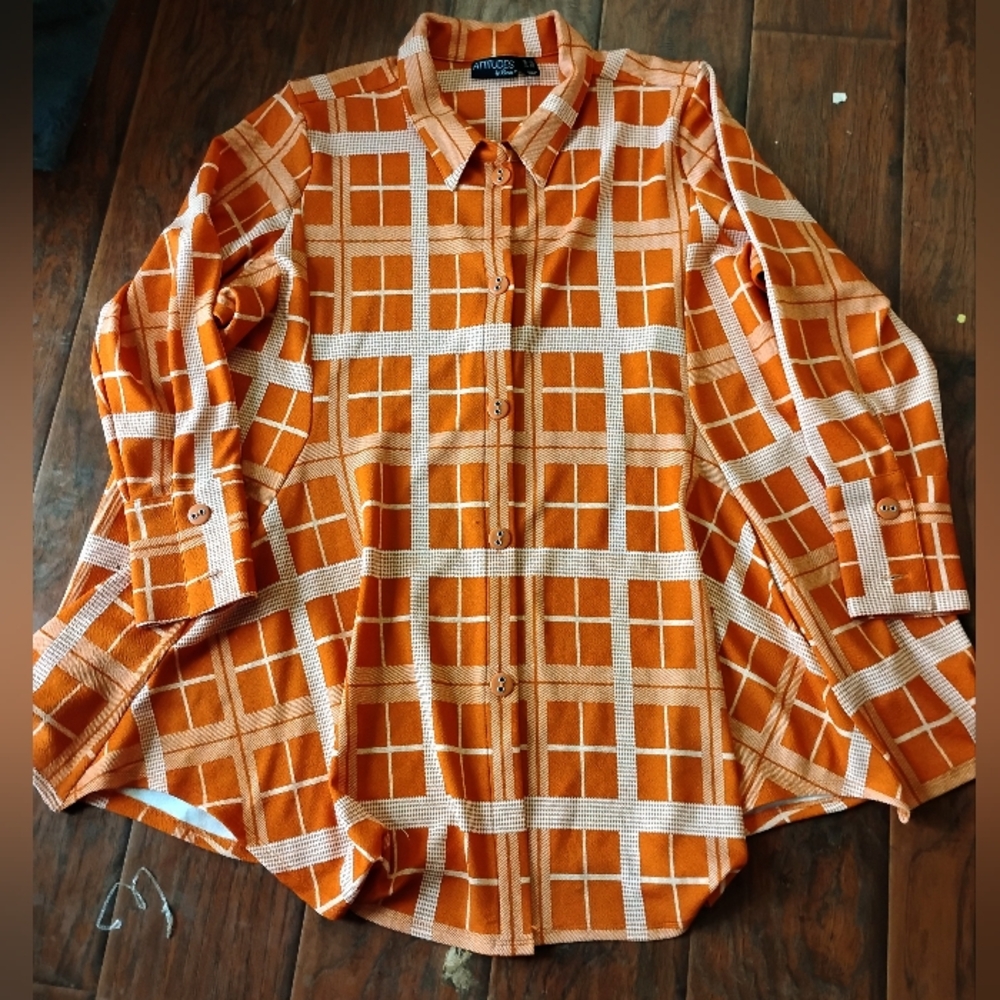 Men's 2X vintage button-up shirt from attitudes by Renee